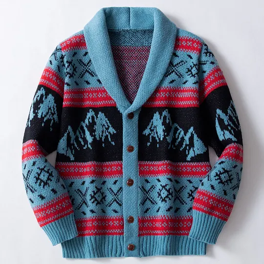 Azzedine Alaia Alaïa Paris Vintage Jacquard Jacket Wool 90s