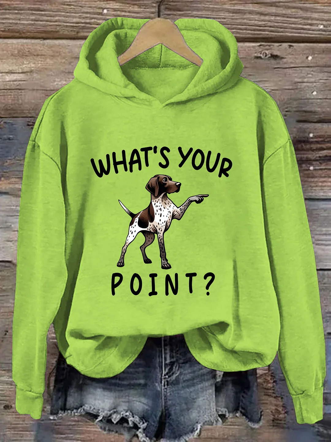 What's Your Point Funny German Shorthaired Pointer Hoodie