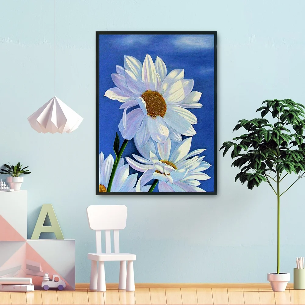 11CT Stamped Cross Stitch - Sunflowers(Canvas|36*46CM)