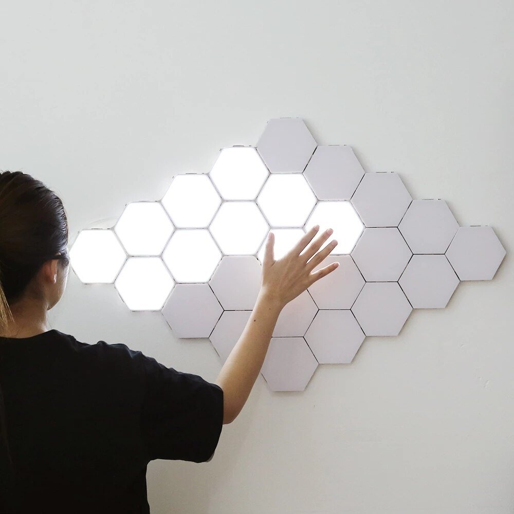 Modern LED Night Light Quantum Modular Sensitive Lamp Touch Helios Indoor Lighting Study Bedside Magnetic DIY Atmosphere Lamp