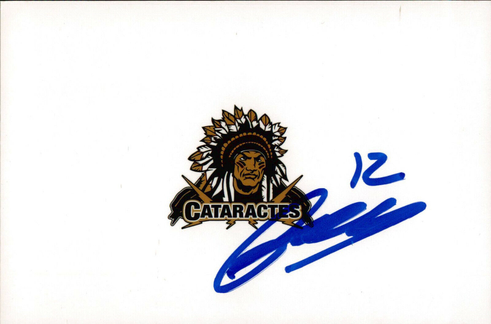 Felix-Olivier Chouinard SIGNED autographed 4x6 Photo Poster painting SHAWINIGAN CATARACTES