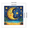 Moon-11CT Stamped Cross Stitch 50*50cm/19.69*19.69in tapestrymarket