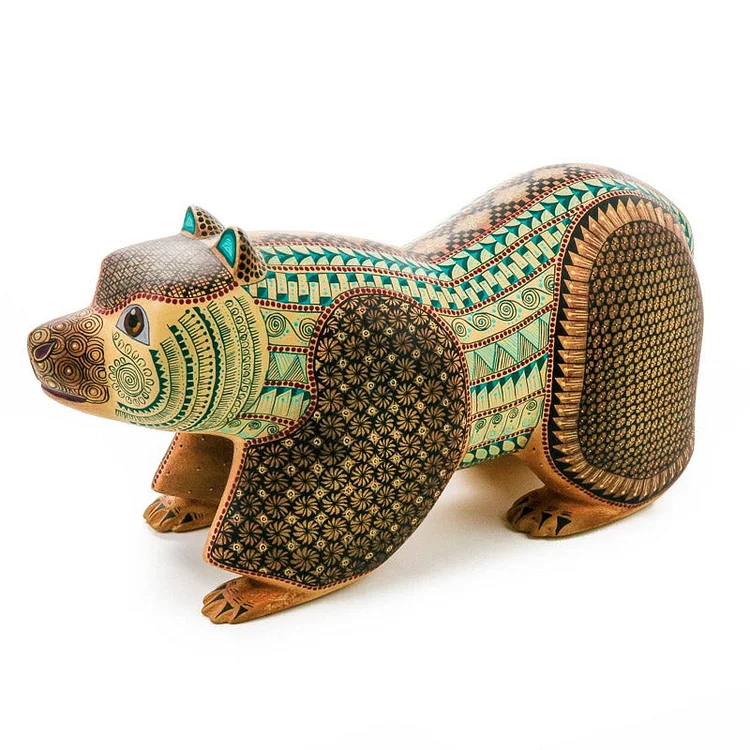 Bear - Oaxacan Alebrije Wood Carving - Nestor Melchor