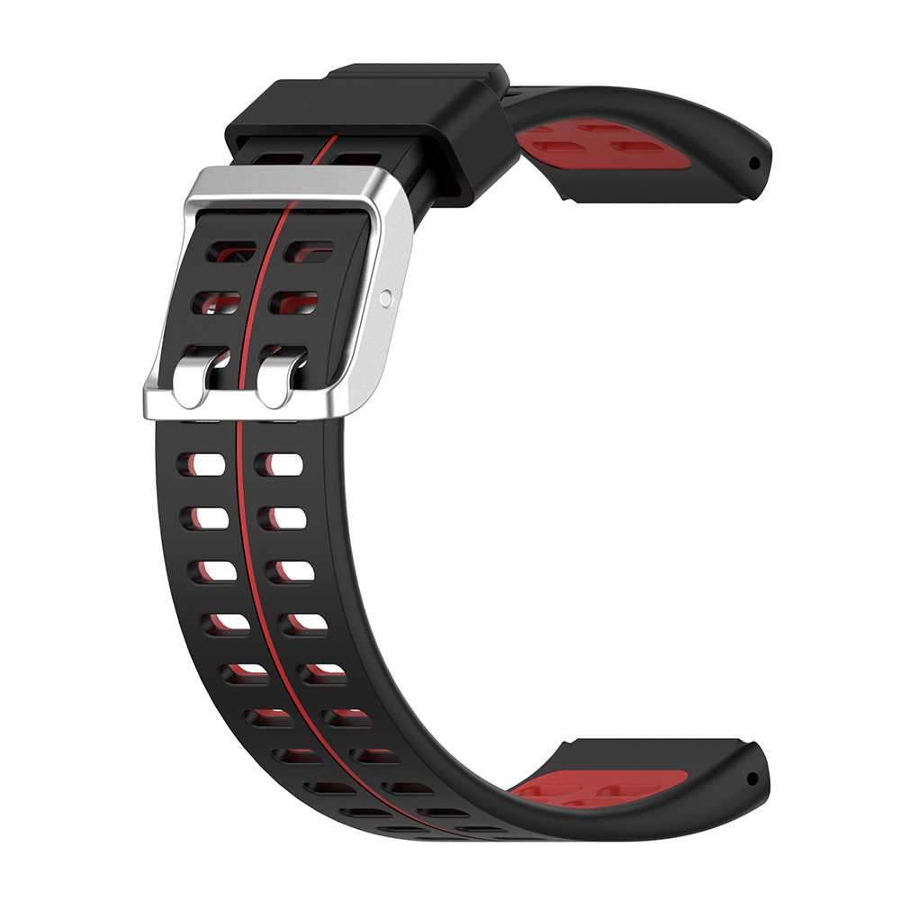 

Double Color Silicone Watch Band for Polar V800 Replacement Wrist Strap, Red blue, 501 Original