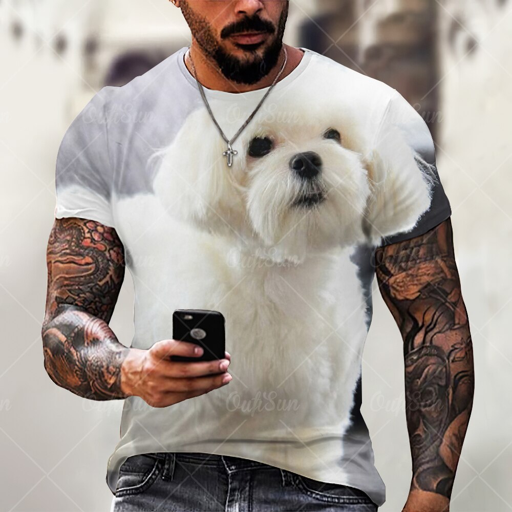 

Dog - 3D Printed Men T Shirt, Xxl, 501 Original