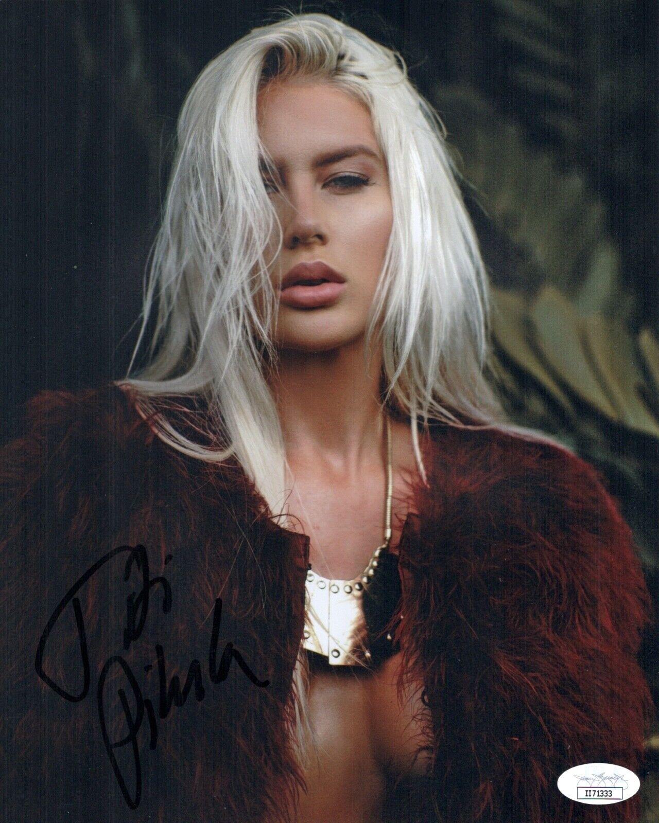 TITI PIKULA Hand Signed SEXY Model 8x10 Photo Poster painting IN PERSON Autograph JSA COA Cert