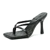 Women's 90mm Stiletto High Heels Square Toe Strap Sandals