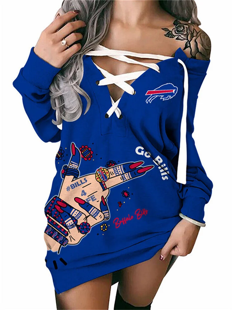 Buffalo Bills
Limited Edition Lace-up Sweatshirt