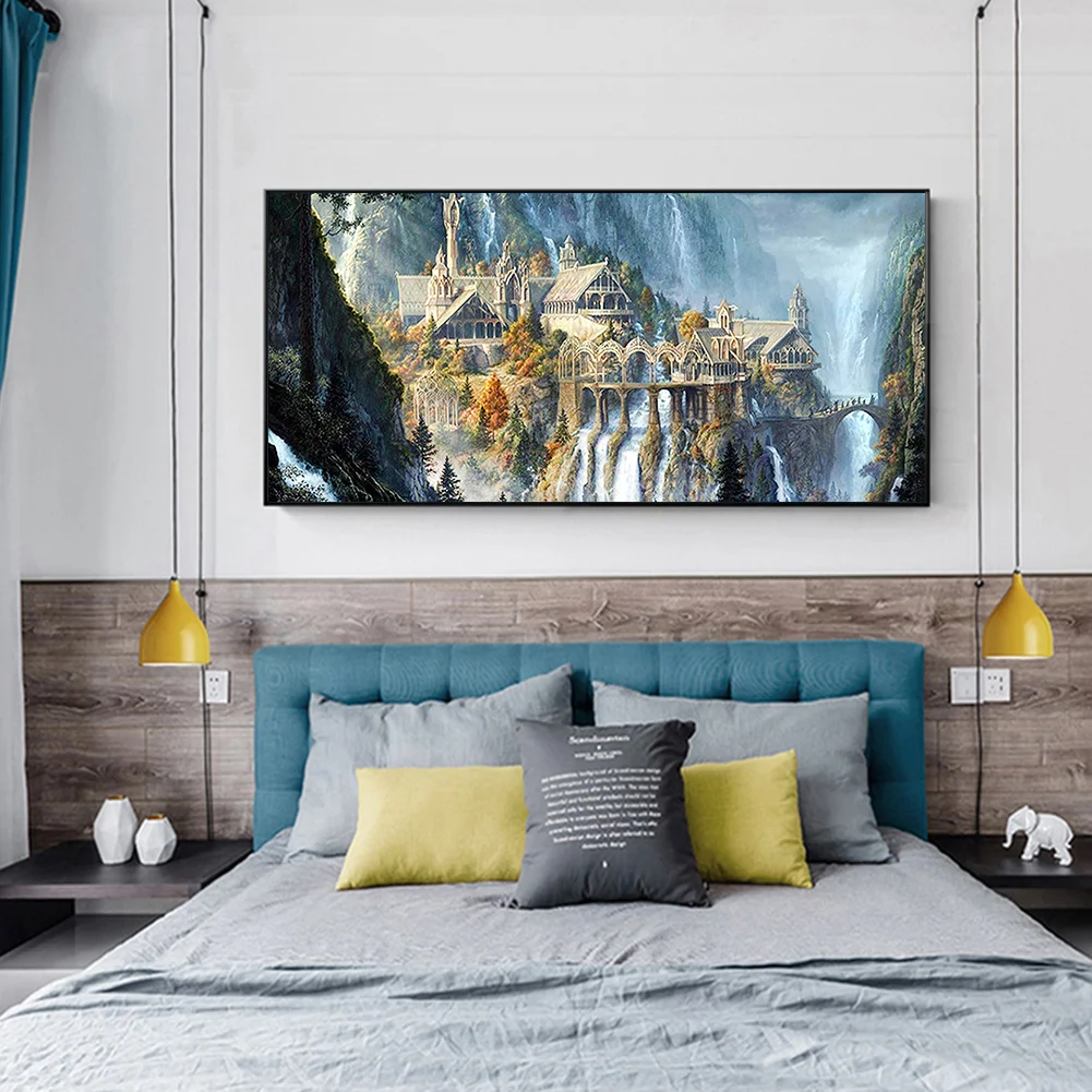 Diamond Painting - Full Square Drill - Mountain Attic(80*40cm)