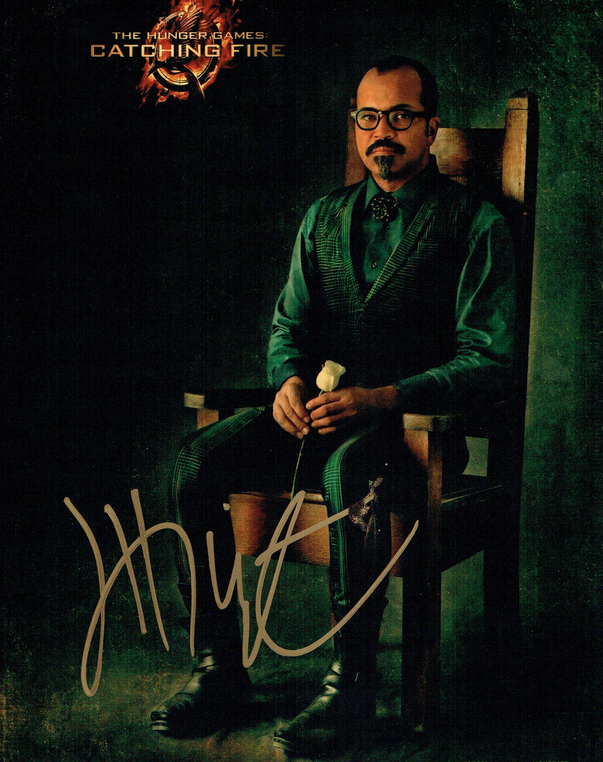 Jeffrey WRIGHT SIGNED Autograph 10x8 Photo Poster painting AFTAL COA The Hunger Games BEETEE