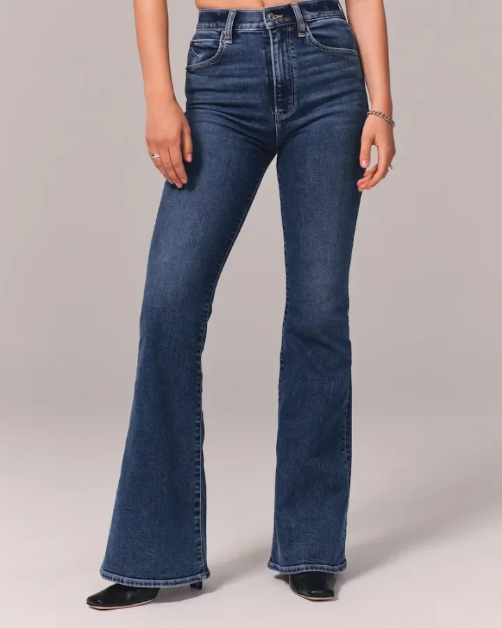 HOT SAEL-Ultra High Rise Stretch Flare Jean