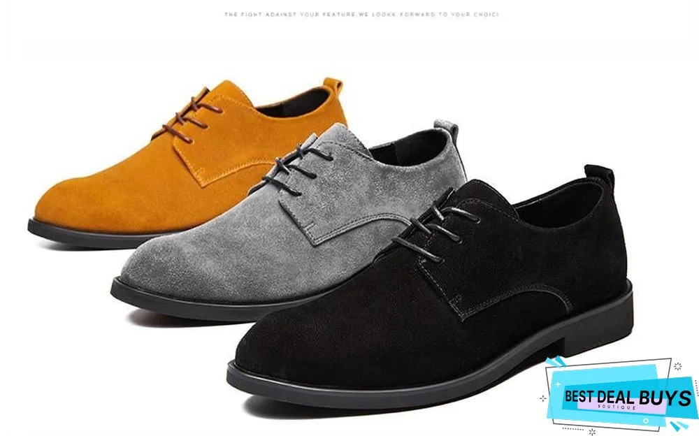 Men British Style Breathable Formal Leisure Flats Shoes