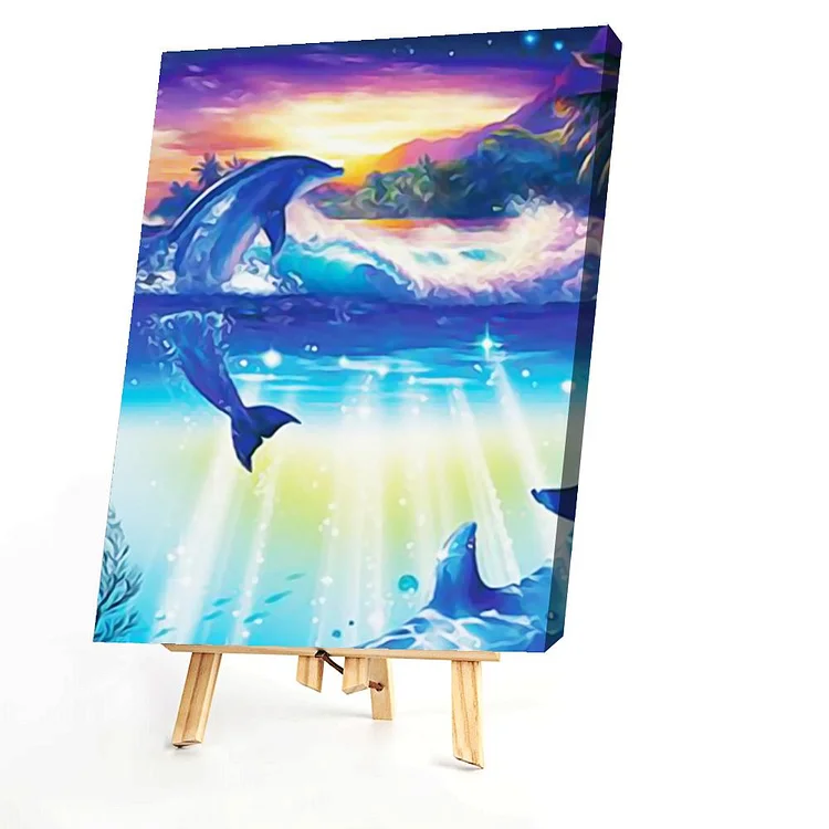 Dolphin  - Painting By Numbers - 40*50CM gbfke