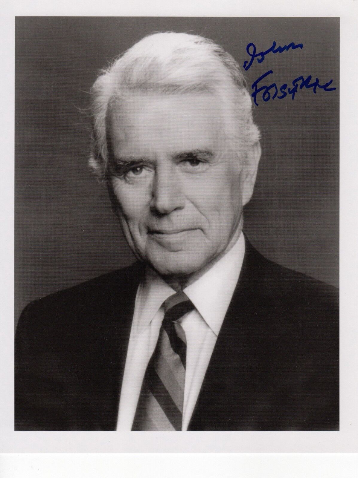 JOHN FORSYTHE AUTOGRAPH DYNASTY