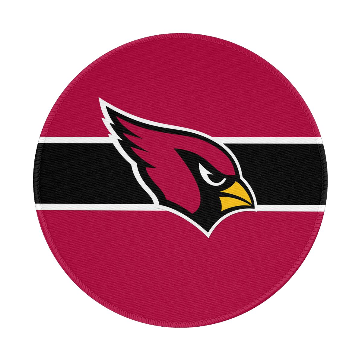 Arizona Cardinals Sleek Logo Gaming Round Mousepad for Computer Laptop