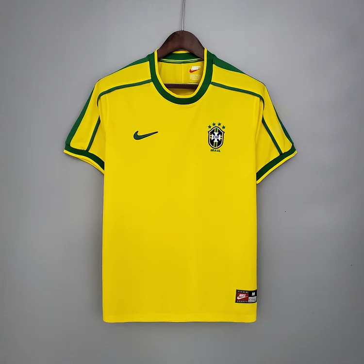 Maillot Brésil Rétro Domicile Coupe du monde 1998