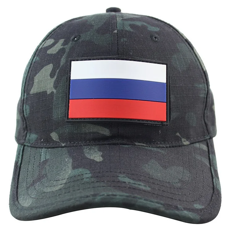 Men Russia Flag Cap US Army Baseball Caps Camouflage Hats Adjustable Dark CP Cap Outdoor Sports Tactical Trainging Combat Caps