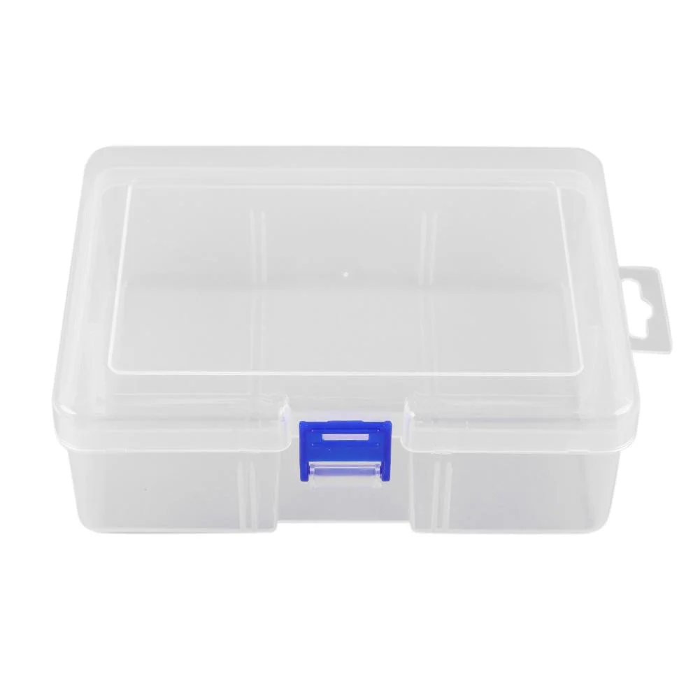 Plastic Rectangular Clear Organizer Case Hardware Tools Jewelry Storage Box