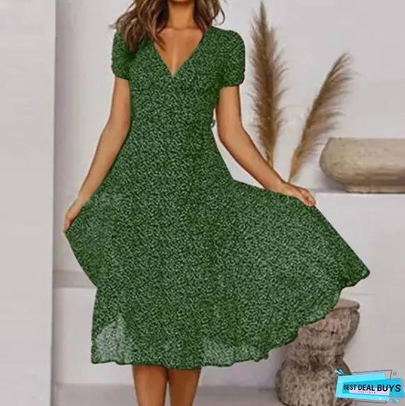 Clarissa Polka Dress