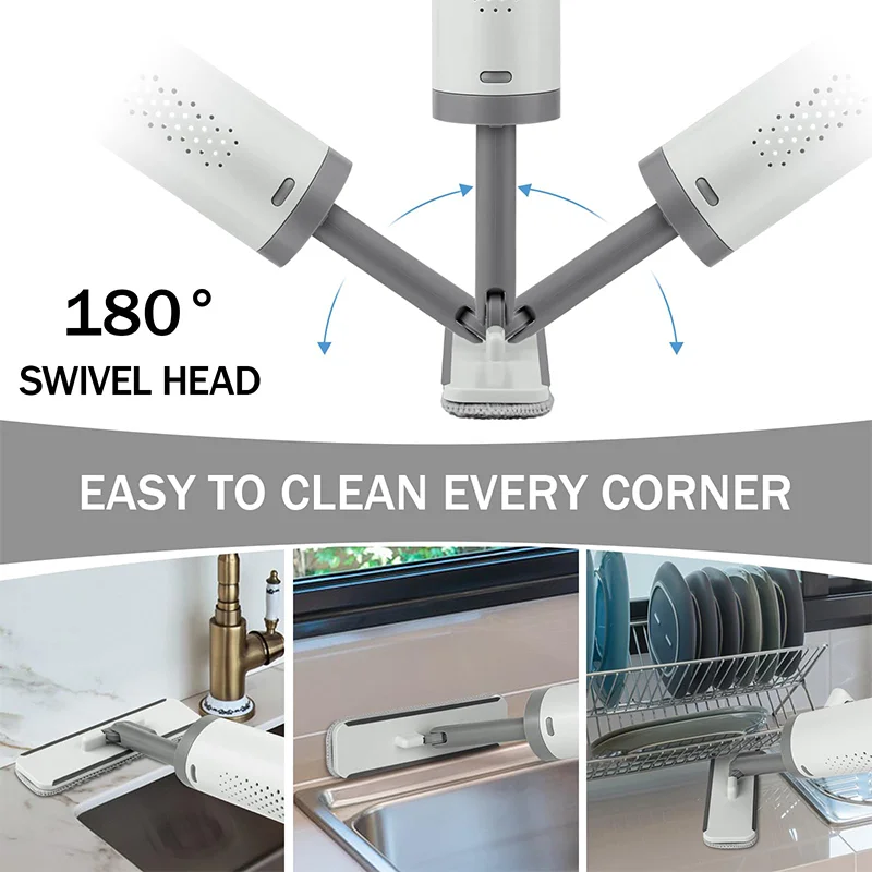 SAKER&reg; Portable Self-Squeeze Mini Mop