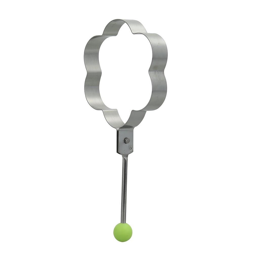 

Stainless Steel Omelette Egg Frying Mold Love Round Star Mold(Flower), 501 Original