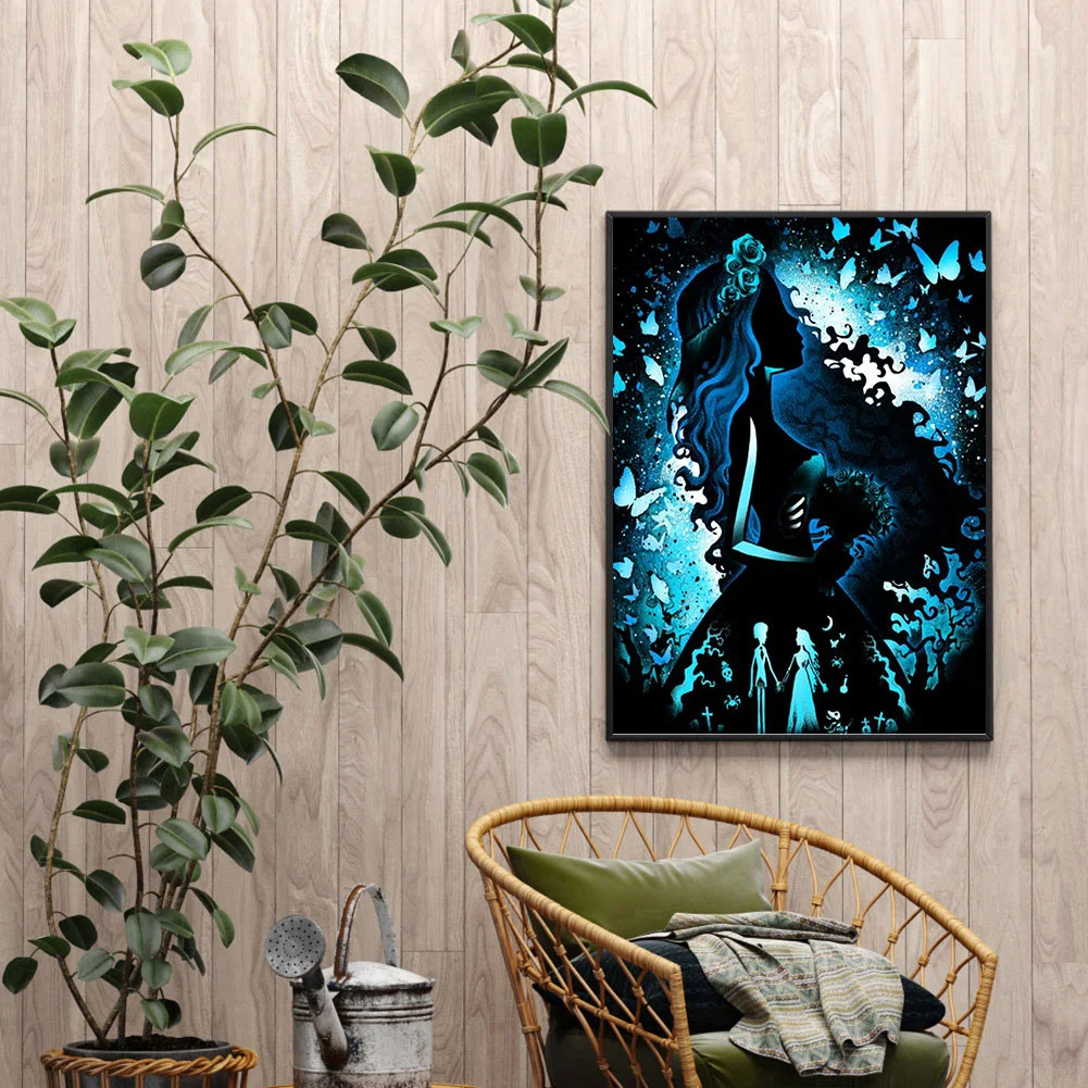 Diamond Painting - Full Round Drill - Silhouette(30*40cm)