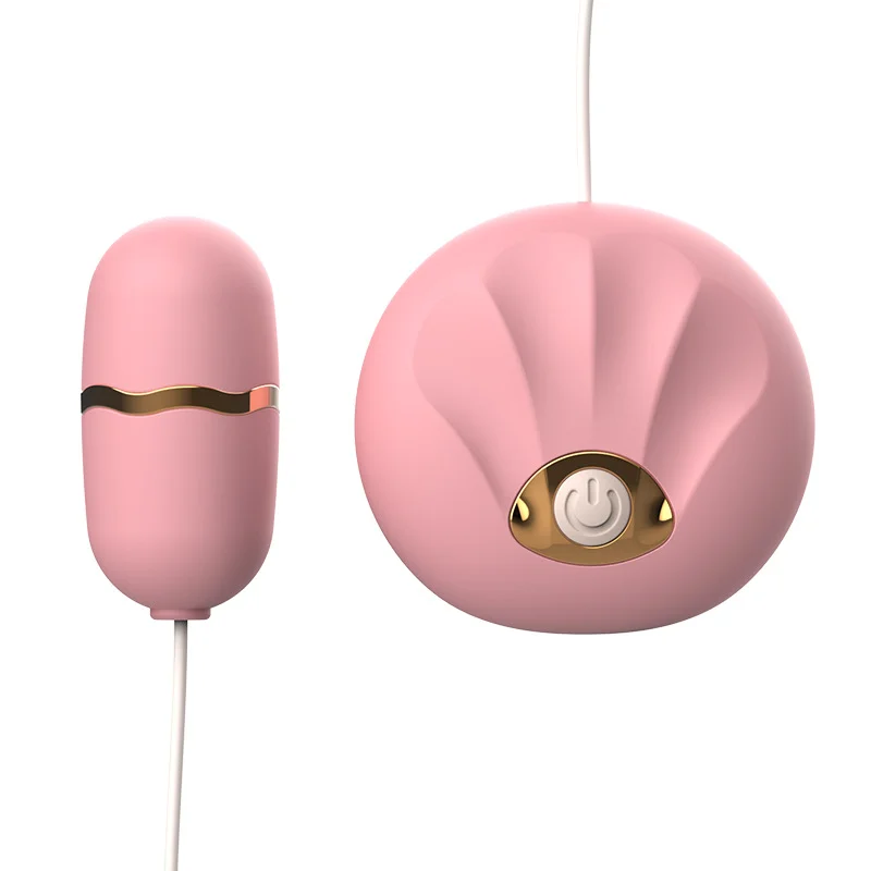 Shell Vibrating Massage Masturbator - Rose Toy