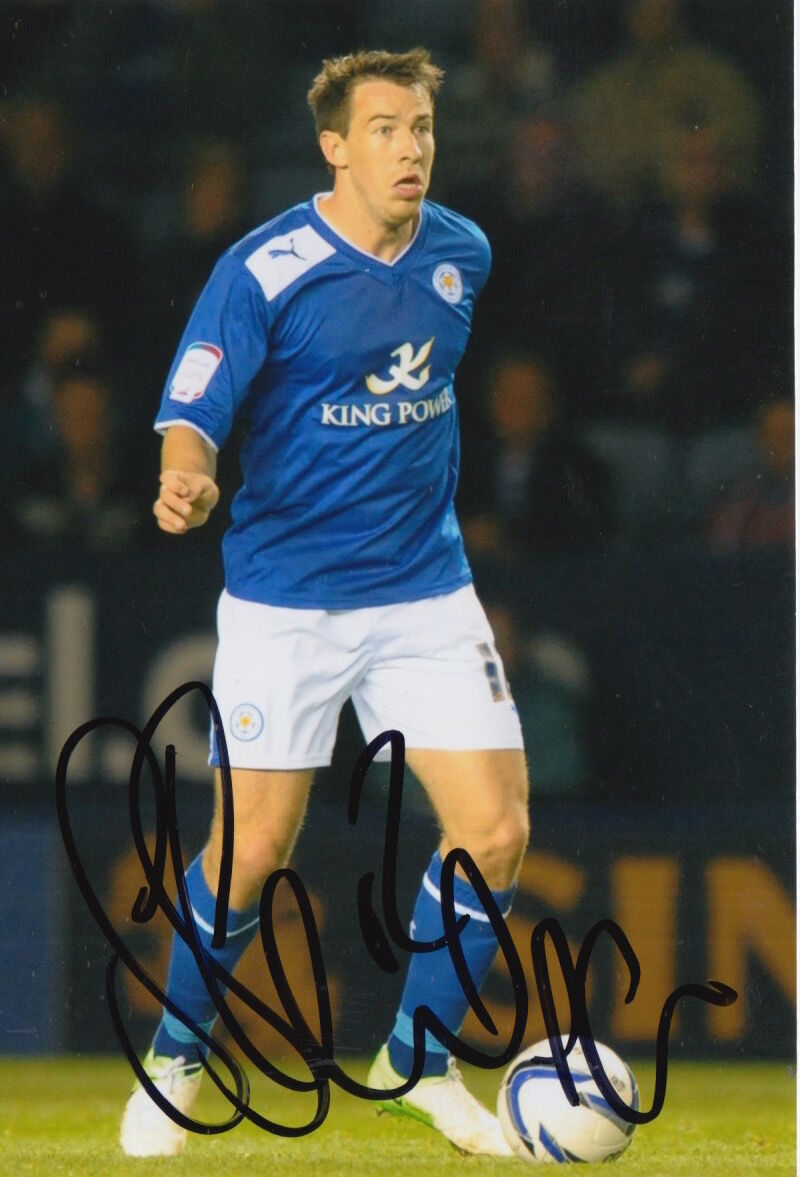 LEICESTER CITY HAND SIGNED SEAN ST LEDGER 6X4 Photo Poster painting 1.