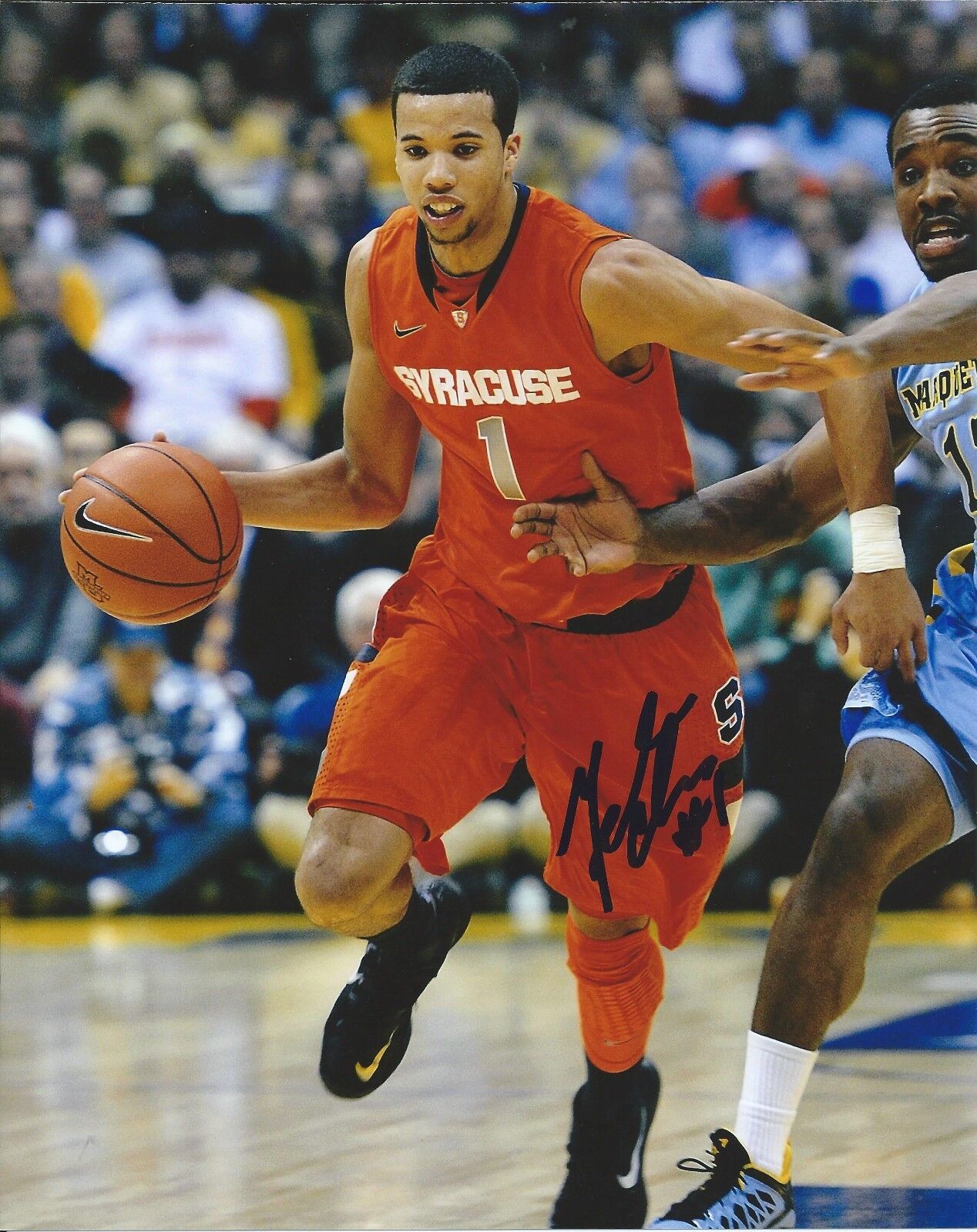 MICHAEL CARTER-WILLIAMS signed SYRACUSE 8x10 Photo Poster painting *PHILADELPHIA 76ers*