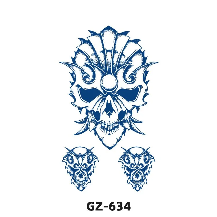 Sdrawing 2022 New Punk Trend Temporary Tattoo Lion Tiger Animal Pattern Juice Tattoo Waterproof Lasting Hot Girl Y2k Fake Tattoo