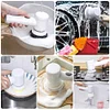Electric Spin Scrubber Rechargeable Handheld Cleaning Brush with 5 Brush Heads