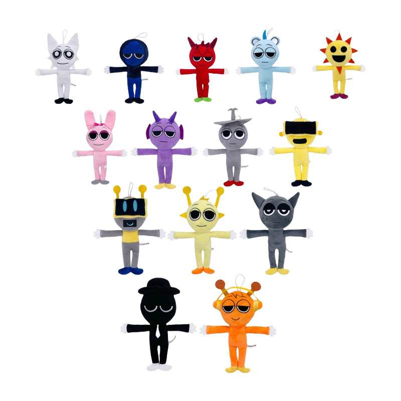 2025 New Sprunki Plush ｜Sprunki Mod Plush｜ Sprunki  Phase 3 Toys14Pcs
