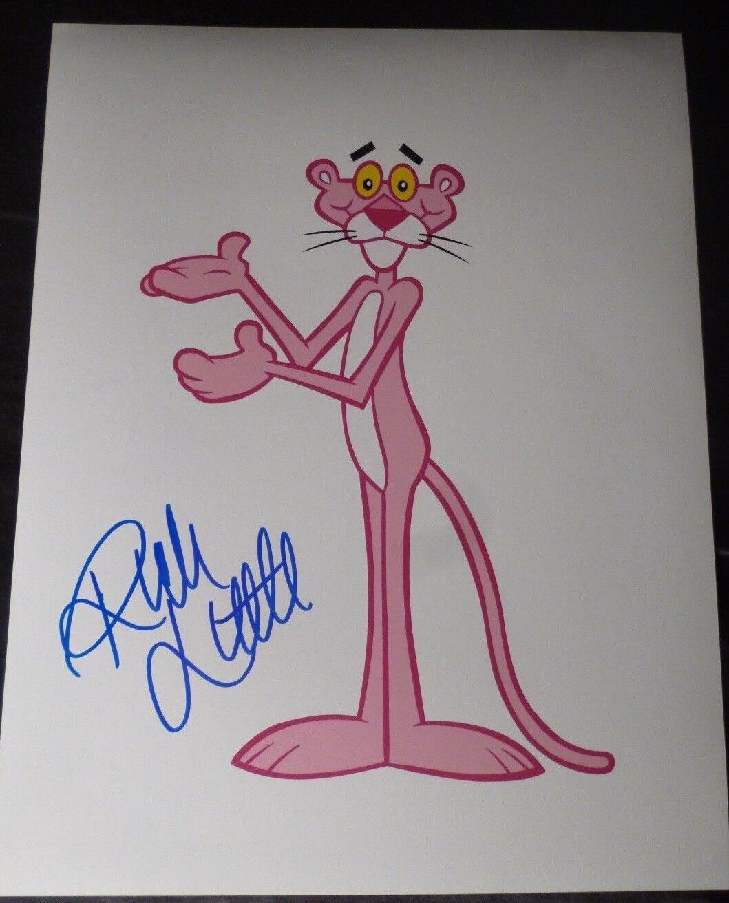 RICH LITTLE Authentic Hand-Signed The Pink Panther