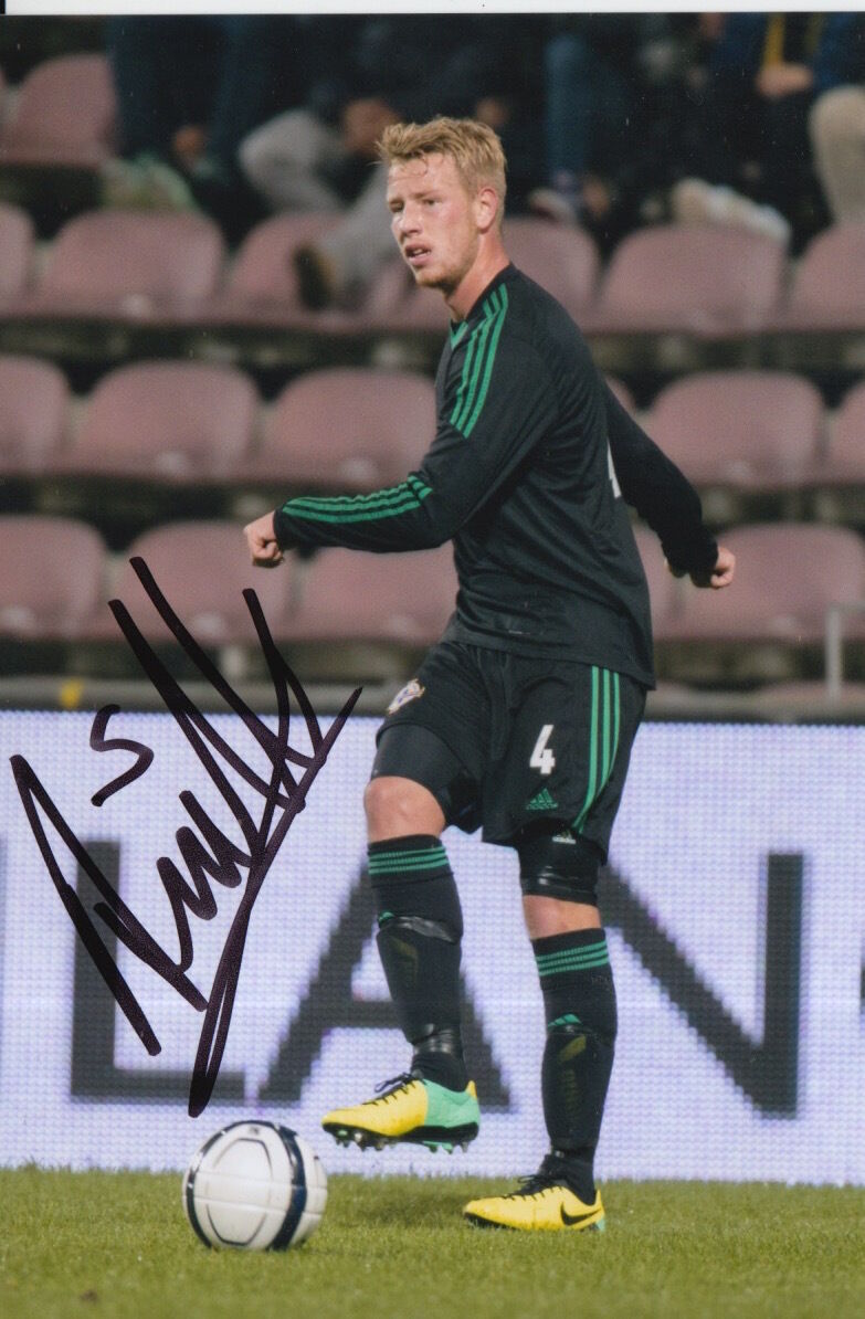 NORTHERN IRELAND HAND SIGNED ADAM THOMPSON 6X4 Photo Poster painting.