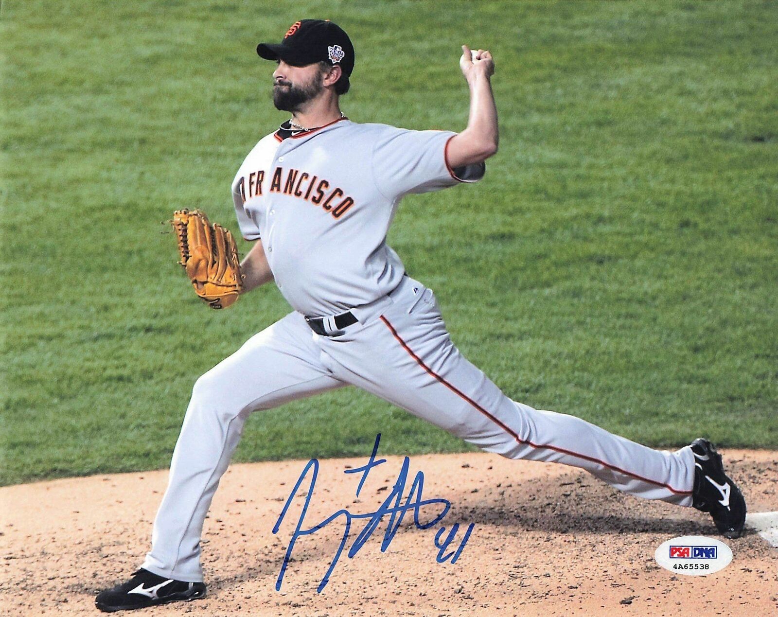 Jeremy Affeldt signed 8x10 Photo Poster painting PSA/DNA San Francisco Giants Autographed