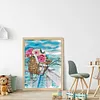 Romance By Sea-14CT Stamped Cross Stitch 33*44cm/12.99*17.32in tapestrymarket