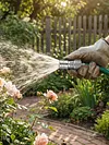 Garden Hose to Pressures Washer Adapter Leak-Proof 3/4 GHT to 1/4 Quick Connect Convert Stainless Steel Water Hose to Power Washer Connector for Car Wash Outdoor