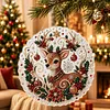 DIY Christmas Reindeer Pearl Art Diamond Painting Pendant(Single-Sided)