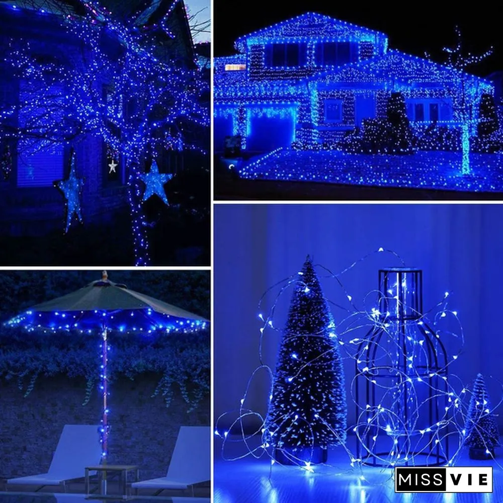 200 LED Solar Power Fairy Lights String Lamps Party Wedding Decor Garden Outdoor Christmas Lights Tree decoration