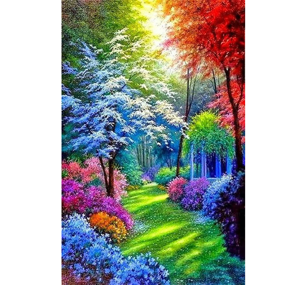 

Rainbow Forest - Round Drill Diamond Painting - 40*70CM (Big Size), 501 Original