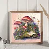 Mushrooms And Books - 11CT Stamped Cross Stitch 50*50cm/19.69*19.69in