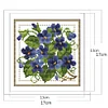 Partial Cross Stitch Kit February 14CT Counted DIY Needlework Decor (H424)(Brand)