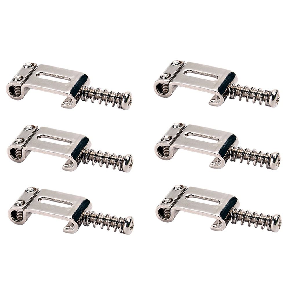 

6pcs Roller Bridge Tremolo Saddles for Stratocaster Tele Electric Guitar, 501 Original