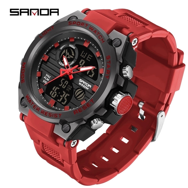 Modern Style Solid Color Electronic Men’s Watches
