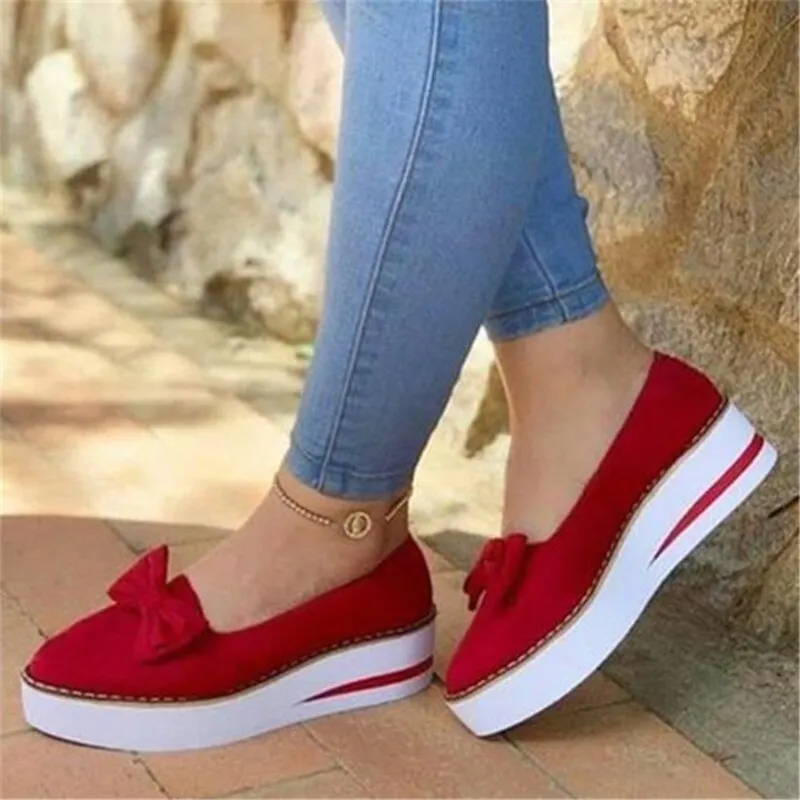 Summer Women Flat Loafer Shoes Ladies Slip On Platform Flat Shoes Female Sewing Woman Fashion Buckle Footwear 2020 Hot