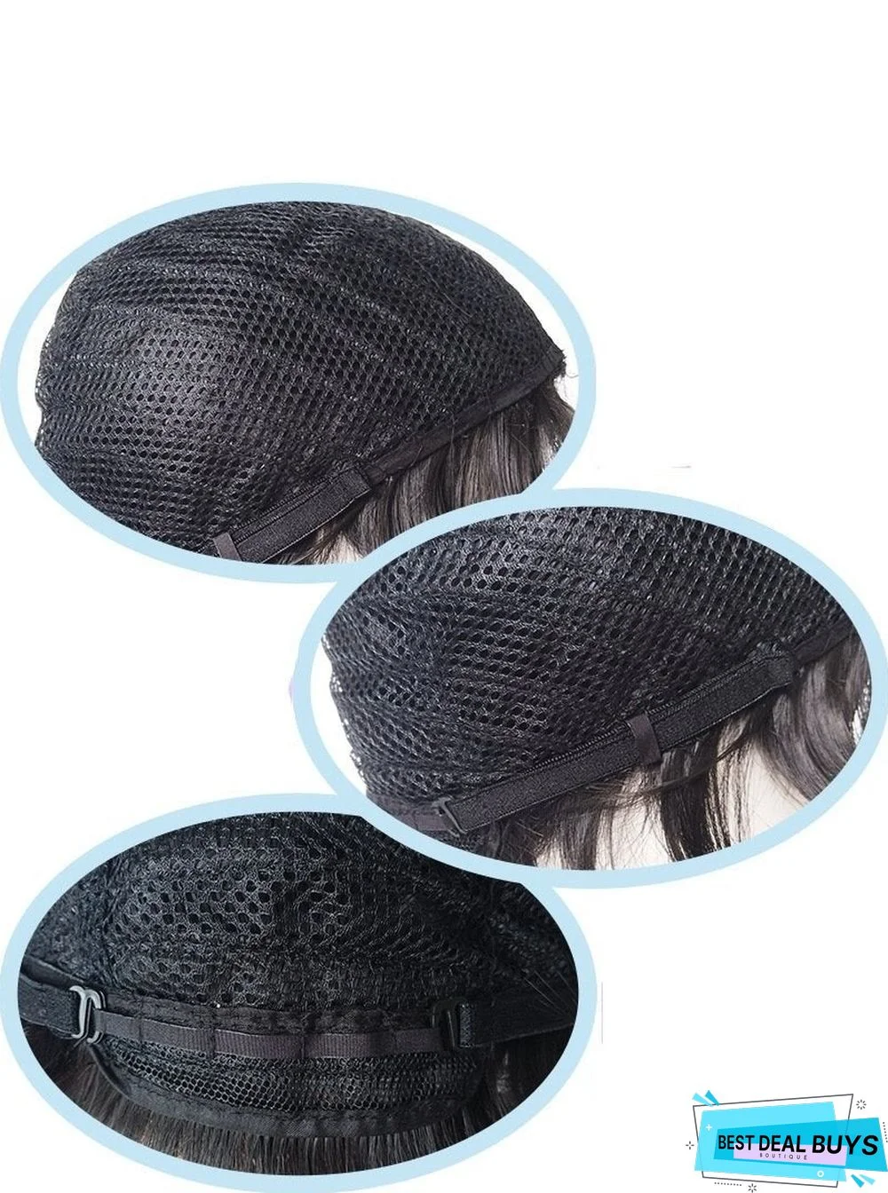 European and American Ladies Short Curly Hair Black Fashion Wig Headgear