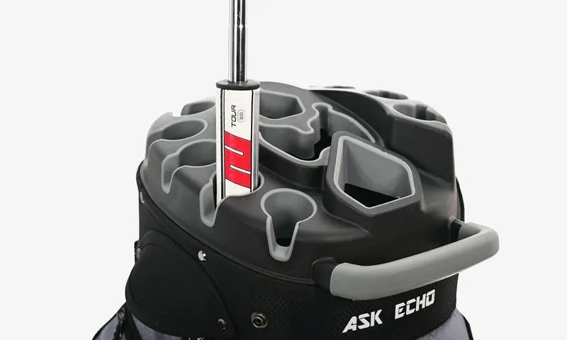 Ask Echo Golf T-LOCK Cart Bag 14 Way Organizer Dividers Quiet Golf Bag