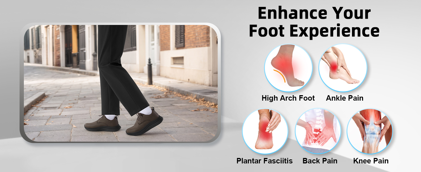 Comfortable Plantar Fasciitis Neuropathy Modern Formal Sneakers