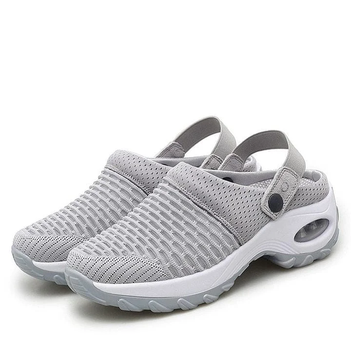 Women's Summer Breathable Mesh Air Cushion Outdoor Walking Slippers Orthopedic Walking Sandals shopify Stunahome.com
