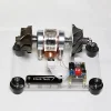 Metal turbine brushless motor model supercharger turbine model aviation engine cnc toy high speed